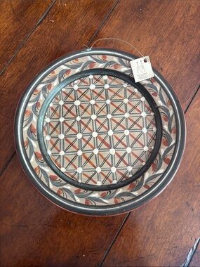 Tonalá Handpainted Plate 1980 by the Jinn family. Made in Mexico. 1980